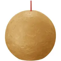 Bolsius Bolkaarsen Shine 6 st rustiek 76x71 mm honinggeel