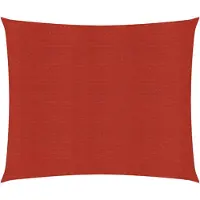 vidaXL Zonnezeil 160 g/m² 4x4 m HDPE rood