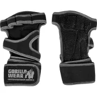 Gorilla wear Yuma Krachtsport Handschoenen - Zwart/Grijs - 2XL