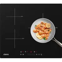 CIARRA VM3BBIH - Inbouw inductiekookplaat 60 cm Inbouw Kookplaat 3 zones Boostfunctie 6600 W
