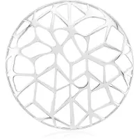Cavill - Zilveren Hanger - 925 Sterling Zilver Gepland - Monosono Collectie - Modern Geometrisch Design - Elegante Casual Sieraad 50x50 mm