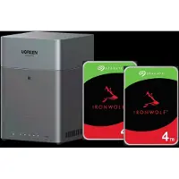 UGREEN NASync DH4300 Plus + Seagate Ironwolf 4TB Duo Pack