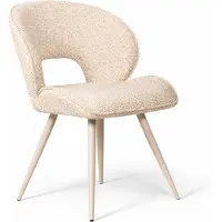 Label51 - Eetkamerstoel Sakura - Beige - 62x57x84cm - Set van 2