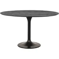 Label51 - Eetkamertafel Otto - Zwart - 130x130x75cm