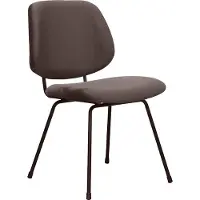 Label51 - Eetkamerstoel Bello - Taupe - 58x48x82cm - Set van 2