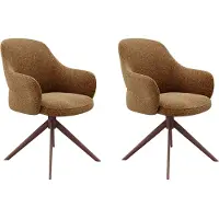 Label51 - Eetkamerstoel Bern - Rood - 66x61x91cm - Set van 2