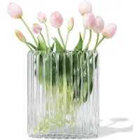 HEMA Vaas ⌀20x28cm Glas Ovaal Transparant (transparant)