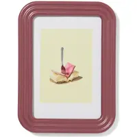 HEMA Fotokader 10x15cm Hout Ribbelrand (bordeauxrood)