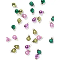 HEMA Kerstballen 3.2cm Glas Mini Multi - 36 Stuks (multi)