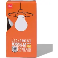 HEMA Led peer glass frost E27 8.5W 1055lm dim