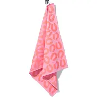 HEMA Theedoek 65x65cm Katoen Rookworst Roze (koraalroze)