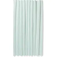 HEMA Douchegordijn 180x200cm Polyester Linnenstructuur Strepen (groen)