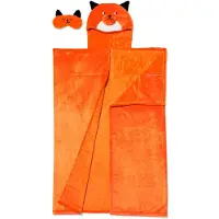 HEMA Snuggle deken en slaapmasker vos