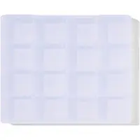 HEMA Opbergdoosje 16-vaks 21.1x17.5x2.2cm transparant