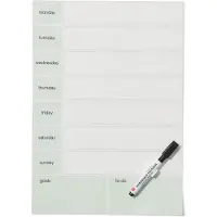 HEMA Zelfklevende Weekplanner 24x34cm Groen