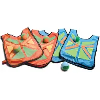 BS Toys Belly Catch Ballen Gooispel Set - Bal Werpspel Met Klittenband - Speelgoed vanaf 4 Jaar - 2 tot 4 Spelers