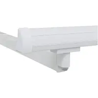 vidaXL Handmatig Afsheringsframe Verstelbaar Wit 5 x 3 m Staal