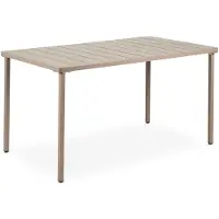 Idimex Tuintafel AZALEA 140 x 80 cm – champagne