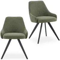 Idimex Eetkamerstoelen VIGO, set van 2 – Groen
