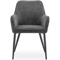 Idimex Eetkamerstoelen VERONA, set van 2 – grijs