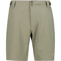 CMP - Free Bike Bermuda With Inner Mesh Underwear w/ Pad - Fietsbroek 58, olijfgroen