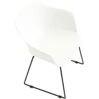 Idimex Tuinstoel FORO, set van 4, van kunststof - wit