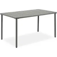 Idimex Tuintafel AZALEA 140 x 80 cm – Grijs