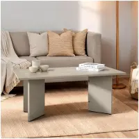 Idimex Salontafel MESA van massief hout – grijs