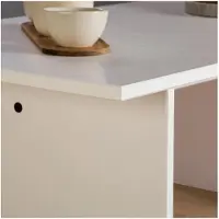 Idimex Salontafel SALTO van massief hout - Wit