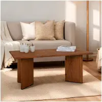 Idimex Salontafel MESA van massief hout – donkerbruin