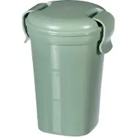 Curver Yoghurt Beker Smart TO GO - Muesli Beker - 0,6l - Groen - 100% Lekvrij - Magnetronbestendig