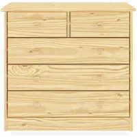 Idimex RONDO ladekast van massief grenenhout, naturel - Kindercommode met 5 laden en houten handgrepen - Hoofdafbeelding