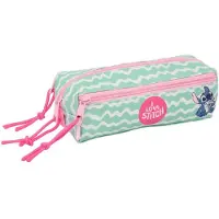 Disney Pennenetui met 3 vakken Lilo & Stitch Ice cream Roze 22 x 8,5 x 6 cm