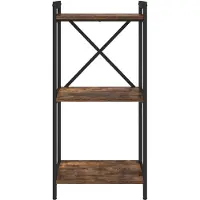 vidaXL Boekenplank 40 x 30 x 85 cm Bewerkt hout Rook Eiken