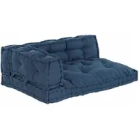 vidaXL Pallet Sofa Kussen 3 st Stof Indigo 120 x 80 x 38 cm