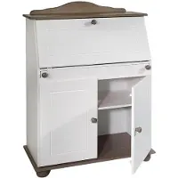 Idimex Bureau DAVID COLMAR taupe/wit
