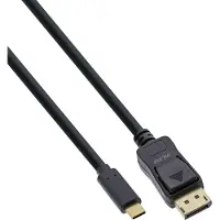 InLine USB-beeldschermkabel, USB-C-stekker naar DisplayPort-stekker, 3m