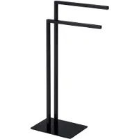 Idimex Handdoekhouder ANDREW - Zwart