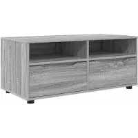 vidaXL TV Kast 100 x 48 x 43 cm Grijs Sonoma Bewerkt hout
