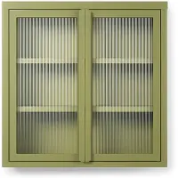 Department Store Muurkast 60x60 Cm Mosgroen - Wandkasten Glas Moss green - 16003292