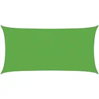 vidaXL Zonneschaduwzeil 2,5 x 6 m HDPE Rechthoekig Lichtgroen