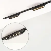 LumenXL 1-fase railsysteem set van 1,5 meter met Nexu spots, zwart 3000K