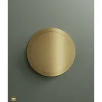 Hotbath &More VGR015 ventilatierooster rond met klemmen geborsteld zwart PVD