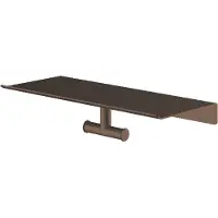 Hotbath &More dubbele handdoek haak voor planchet Tuscan bronze