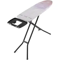 Vileda Diamond M Strijkplank - Groot strijkvlak van 120 x 38 cm - Met hittebestendige hoes waardoor ze er langer als nieuw uitziet - Zwart