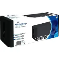 MediaRange Kabelbox, medium, 318x126x135mm, schwarz