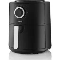 Arzum AR2062-G hetelucht friteuse 1350W Oververhittingsbeveiliging, antiaanbaklaag Zilver, Zwart, Friteuse, Zilver, Zwart