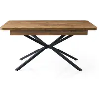 Norda Design , Falcon - 2961, Uitschuifbare eettafel, bruin, 100% melaminecoating, 160 x 90 x 79 cm