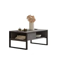 Skye Decor Salontafel Chicago | mdf grijs 100x59.7x44.4 cm salontafels | NADUVI