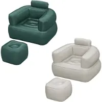 Bestway Opblaasbare Fauteuil met Voetsteun Assorti 107x99x80/48x48x36 cm Binnen 75137